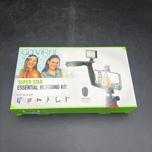 Digipower‎ Go Viral Super Star Essential Vlogging Kit LED Light Mic Tripod